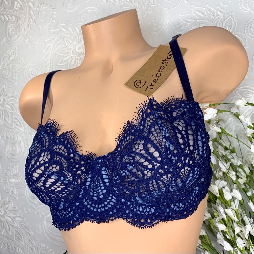 34D 32DDD VS Unlined Bra Wicked Blue - Picture 2 of 3